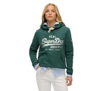 Superdry Womens Vintage Logo Metallic Hoodie