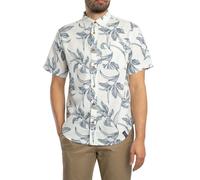 Superdry Vintage Loom Short Sleeved Shirt, Canna Leaves China Blue - M