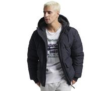 Superdry Vintage Mountain Puffer Jacket Black 2XL Men