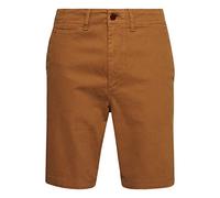 Superdry Vintage Officer Chino Shorts for Men, Sandstone, 10 (Manufacturer Size: S/M)
