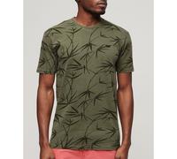Superdry Vintage Overdye Printed Short Sleeve T-shirt Green S Men