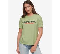 Superdry Vintage Relaxed Short Sleeve T-Shirt Light Green Red Women - M