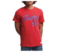 Superdry Vintage Script Style Coll T-shirt Red S Men