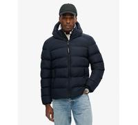 Hooded Sports Puffer Jacket Eclipse Navy M