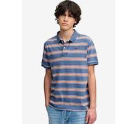 Superdry Vintage Stripe Short Sleeve Polo Blue XL Men