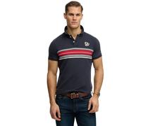 Striped polo shirt Superdry Vintage Bleu M