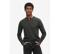 Superdry Vintage Textured Pullover Anthracite Black Dark Grey size XXL
