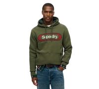 Superdry Vintage Trade Tab Hoodie Green S Men