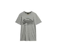 Superdry Vintage VL tee Shirt for Men, Athletic Grey Marl, XXL