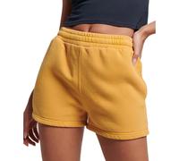 Superdry Vintage Wash Sweat Shorts Yellow S Woman