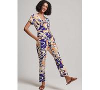 Superdry Vintage Woven Jumpsuit Ryusui Blue