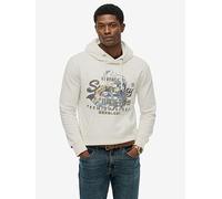Superdry Vl Tokyo Relaxed Hoodie - Grey, Grey, Size 2Xl, Men Grey