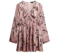 Short dress with flared sleeves in jacquard for women Superdry Rose XL