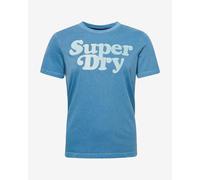Superdry Women Cooper Classic 70s Short Sleeve T-Shirt Blue - M
