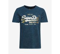 Superdry Women Vintage Logo Short Sleeve T-Shirt Navy Blue - XS