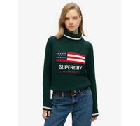 Superdry Womens Americana Roll Neck Knit Jumper