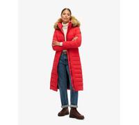 Superdry New Arctic Long Puffer Jacket Red XS Woman