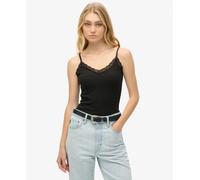 Superdry Womens Athletic Essential Lace Trim Cami Top