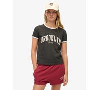 Superdry Womens Athletic Essential Ringer Fitted T-Shirt