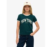 Superdry Womens Athletic Essential Ringer Fitted T-Shirt