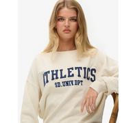 Sweatshirt woman Superdry Athletic Essentials Blanc M