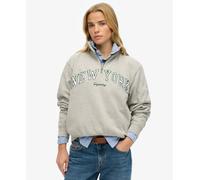 Superdry Womens Athletic Essentials Applique Half Zip Sweatshirt
