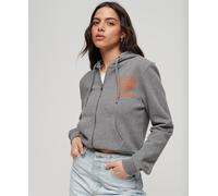 Superdry Womens Athletic Essentials Crop Zip Hoodie