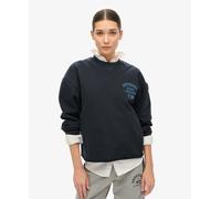 Superdry Womens Athletic Essentials Loose Crop Crew Sweatshirt