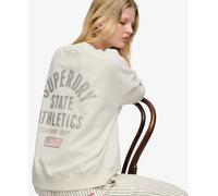 Superdry Womens Athletic Essentials Printed Crew Sweatshirt