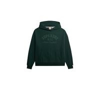 Superdry Women's Athletic Essentials Relax Hood Sweatshirt, Enamel Green, 10