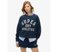 Superdry Ath Ess Relaxed Applique Sweatshirt Blue L Women