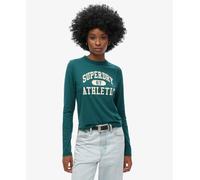Superdry Womens Athletic Essentials Ringer Slim Long Sleeved Top