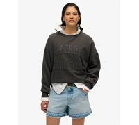 Superdry Athletic Tonal Applique Sweatshirt Grey S Women