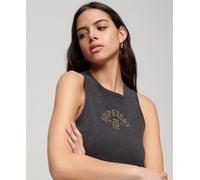 Superdry Womens Athletic Essentials Waffle Cropped Tank Top