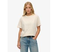 Women's oversized T-shirt Superdry Athletic Tonal Blanc S