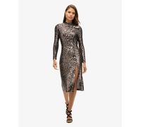 Superdry Womens Backless Sequin Midi Dress