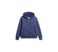 Superdry Women's Borg Lined Zip Hoodie, Navy Blue, 12