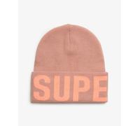 Superdry Womens Branded Knitted Beanie Hat Size 1Size