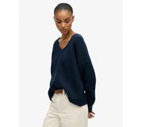 Superdry Womens Brushed Oversized V Neck Jumper