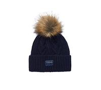 Superdry Women's Cable Lux Beanie Hat, Eclipse Blue, One Size