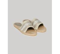 Superdry Womens Canvas Espadrille Overlay Sliders