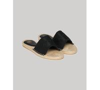 Superdry Womens Canvas Espadrille Overlay Sliders