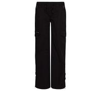 Superdry Women's Cargo Pants, Washed Black, 32W