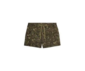 Superdry Women's Cargo Shorts, Contoured camouflage pattern, 3 UK