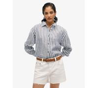 Superdry Womens Casual Linen Boyfriend Shirt
