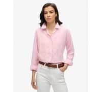 Superdry Womens Casual Linen Boyfriend Shirt