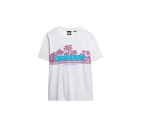 Superdry Women's Casual Outdoor T-Shirt with Stripes, Optics, 14