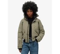 Superdry City Padded Bomber Jacket Green XL Woman