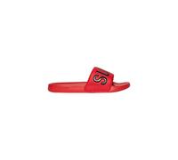 Superdry Women's Core Graphic Pool Slide Sandal, Red, 7 UK