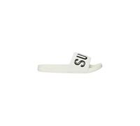 Superdry Women's Core Pool Slide Sandal, White, 4 UK